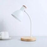 Modern Nordic-Style Wooden Desk Lamp with LED Flex Lighting for Home & Office - Image 4