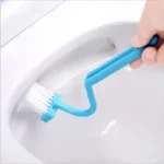 Efficient Curved Long-Handle Toilet Brush for Deep Cleaning - Image 2