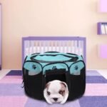 Portable Claw Print Dog Tent Foldable & Durable Outdoor Playpen - Image 3