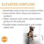 Elevated Breathable Mesh Dog Bed - Image 5