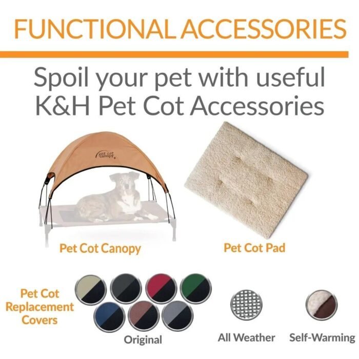 Elevated Breathable Mesh Dog Bed - Image 6