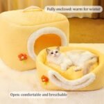 Plush Indoor Cat Bed - Image 3
