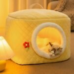 Plush Indoor Cat Bed - Image 4