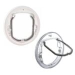 Versatile Pet Screen Door - Lockable and Transparent for Small Dogs and Cats - Image 2