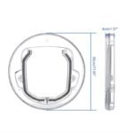 Versatile Pet Screen Door - Lockable and Transparent for Small Dogs and Cats - Image 7