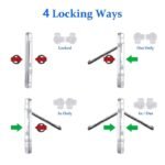 Versatile Pet Screen Door - Lockable and Transparent for Small Dogs and Cats - Image 6