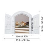 Easy Install Cat & Dog Window Door - No-Flap, Elegant White, Suitable for Small Pets - Image 4