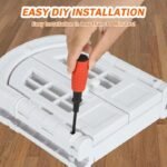 Easy Install Cat & Dog Window Door - No-Flap, Elegant White, Suitable for Small Pets - Image 5