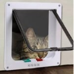 Versatile 4-Way Locking Pet Flap Door - ABS Plastic Cat & Dog Entry System - Image 3