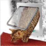 Versatile 4-Way Locking Pet Flap Door - ABS Plastic Cat & Dog Entry System - Image 4