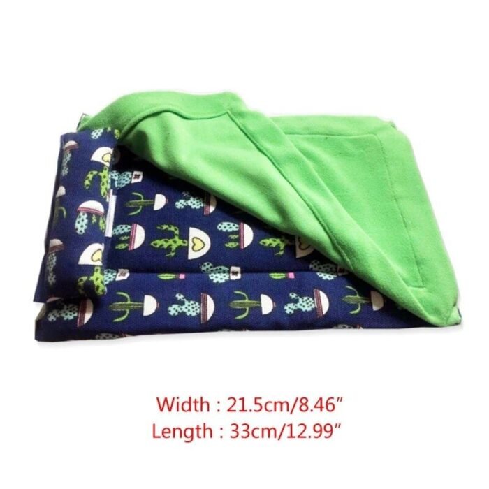 Cozy Reptile Sleeping Bag Set: Bed, Pillow & Blanket for Bearded Dragons and Geckos - Image 6