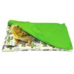 Cozy Reptile Sleeping Bag Set: Bed, Pillow & Blanket for Bearded Dragons and Geckos