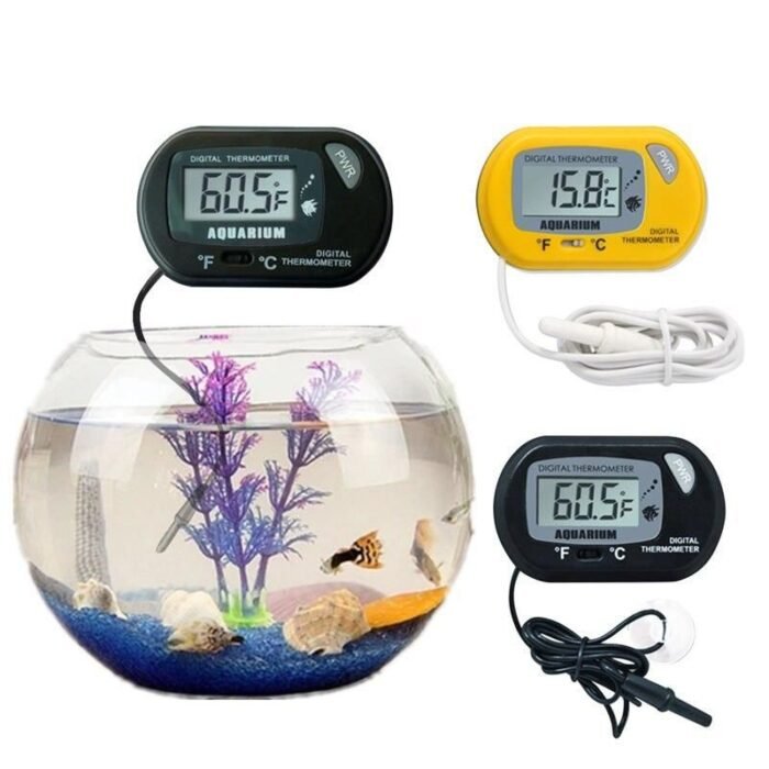 Precision LCD Digital Aquarium Thermometer - High Accuracy Water Temperature Meter for Fish Tanks and Aquatic Pets - Image 1