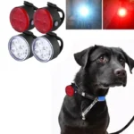 USB Rechargeable LED Pet Safety Light - 4 Modes, Night Visibility, Anti-Lost for Dogs and Cats - Image 2
