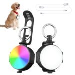 USB Rechargeable LED Pet Safety Light - Multi-Mode Dog & Cat Collar Flashlight for Night Adventures - Image 2
