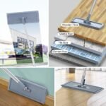 Easy-Glide Microfiber Spin Mop & Bucket Set with Washable Pads - Image 5