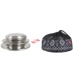 Stainless Steel 12PCS Outdoor Tableware Set - Durable, Portable & Perfect for Camping and Picnics - Image 4