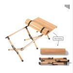 Portable Solid Wood Folding Table for Camping and Picnics - Image 2