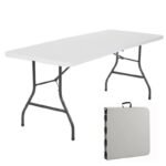 Versatile 6ft White Folding Table - Image 2