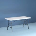Versatile 6ft White Folding Table - Image 7
