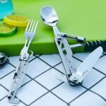 Multi-Function Stainless Steel Folding Cutlery Set - Image 5