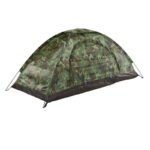 Waterproof Camouflage Single-Person Camping Tent for Outdoor Adventures - Image 2