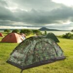 Waterproof Camouflage Single-Person Camping Tent for Outdoor Adventures - Image 5