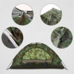 Waterproof Camouflage Single-Person Camping Tent for Outdoor Adventures - Image 6