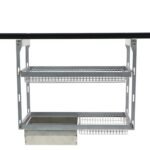 Stainless Steel Dual Hanging Rack for Outdoor IGT Tables - Image 3