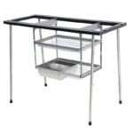 Stainless Steel Dual Hanging Rack for Outdoor IGT Tables - Image 2