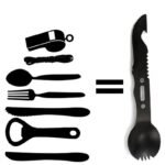 Stainless Steel Camping Cutlery Set - Durable Outdoor Knife, Fork, and Spoon - Image 6