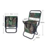 Versatile Camouflage Outdoor Backpack Chair with Cooler - Image 3