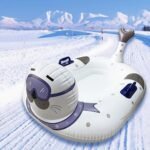 Heavy-Duty Inflatable Snow Tube - 47" Dual-Rider Winter Sled - Image 3
