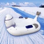 Heavy-Duty Inflatable Snow Tube - 47" Dual-Rider Winter Sled - Image 4