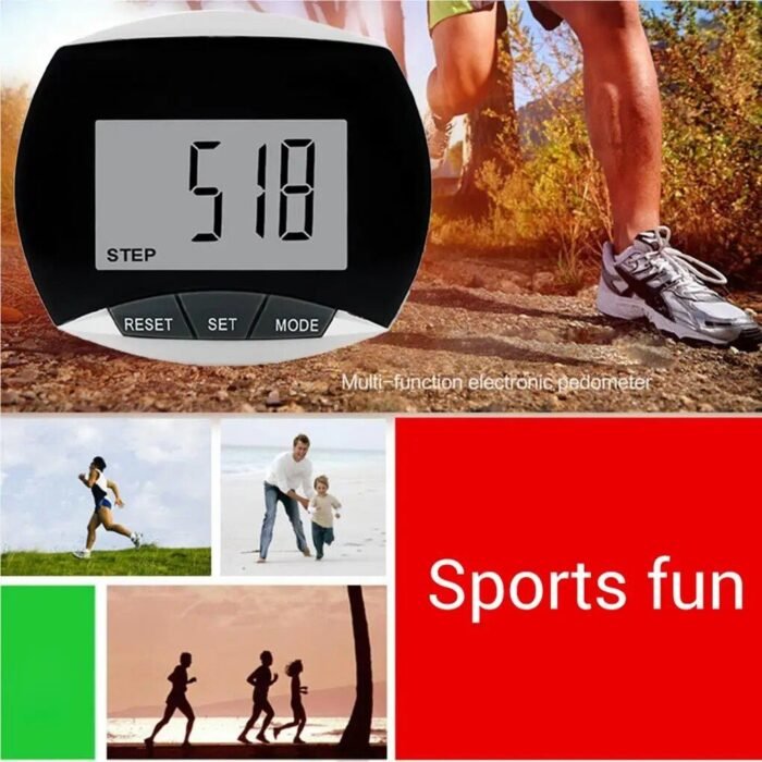 Mini LCD Digital Pedometer with Belt Clip - Image 7