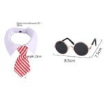 Pet Costume Set Tie & Sunglasses - Image 3
