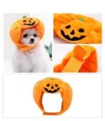 Corduroy Pumpkin Halloween Hat for Cats & Dogs - Image 3
