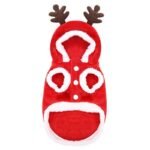 Christmas-Themed Warm Fleece Hoodie for Small and Medium Dogs - Image 2