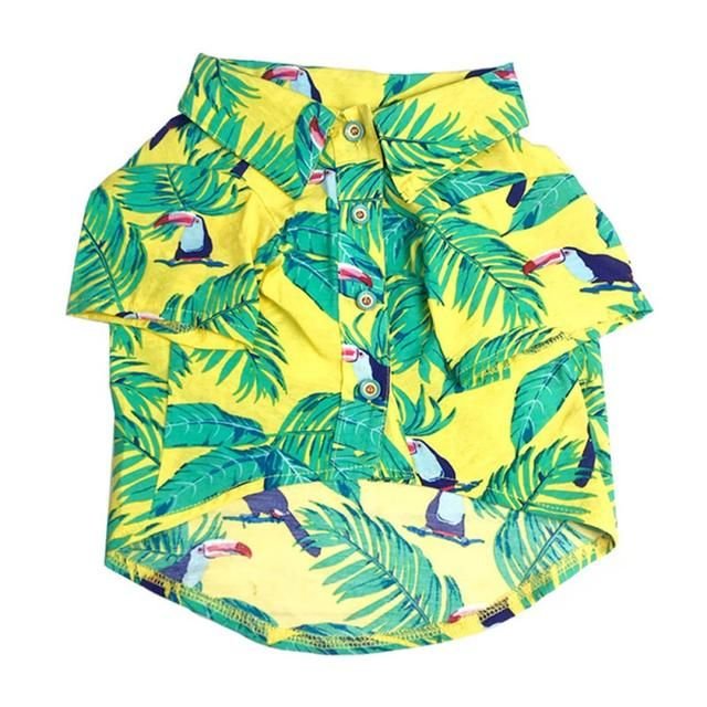 98732-537e89.jpeg Floral Summer Pet Shirts in Hawaiian Style for Small Dogs and Cats - Image 1