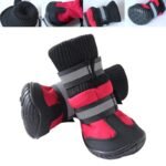 Stylish Winter Dog Boots - Warm Fleece-Lined Waterproof Shoes for Small Breeds - Image 4