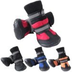 Stylish Winter Dog Boots - Warm Fleece-Lined Waterproof Shoes for Small Breeds - Image 2