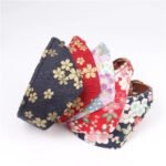 Fashion Pet Collar with Floral Bow Tie & Bandana - Image 2