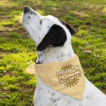 My Dog Is My Sunshine Pet Bandana - Phrase Dog Bandana - Cute Pet Scarf - Image 6
