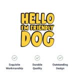 I'm Friendly Dog Pet Bandana - Themed Dog Bandana - Cute Pet Scarf - Image 9