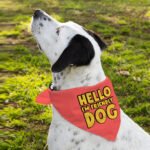 I'm Friendly Dog Pet Bandana - Themed Dog Bandana - Cute Pet Scarf - Image 6