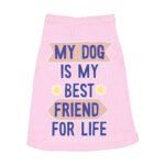 My Dog Is My Best Friend Dog Sleeveless Shirt - Cute Dog Shirt - Art Dog Clothing - Image 2