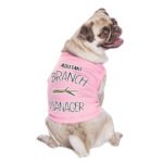 Assistant Branch Manager Dog Sleeveless Shirt - Minimalist Dog Shirt - Print Dog Clothing - Image 4