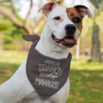 Assistant Branch Manager Pet Bandana - Minimalist Dog Bandana - Print Pet Scarf - Image 4