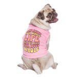 Dogs Make Our Lives Whole Dog Sleeveless Shirt - Quote Dog Shirt - Phrase Dog Clothing - Image 4