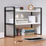 Modern Wood and Iron Desktop Organizer
